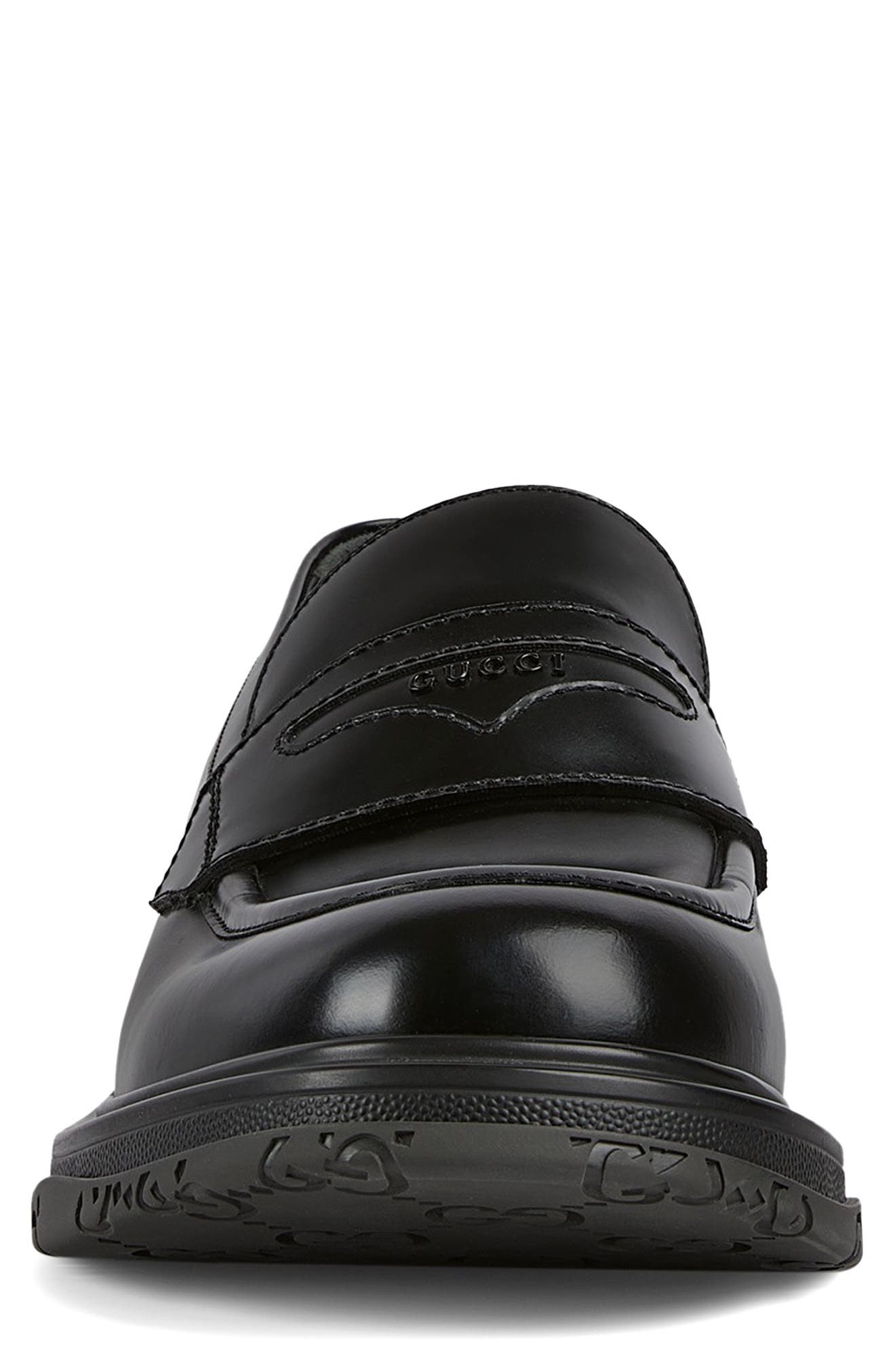 Gucci Posey Loafer, Alternate, color, 1000 Black