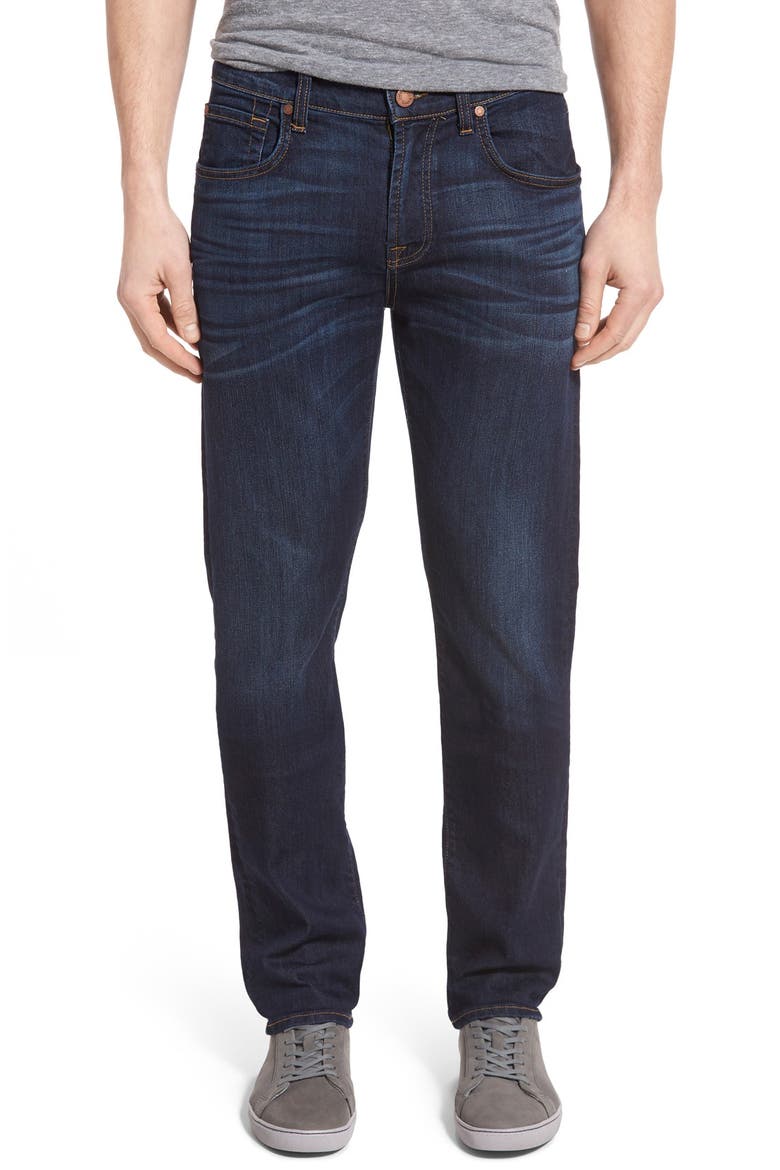 The Straight Airweft Jeans, Main, color, AIR WEFT COMMOTION