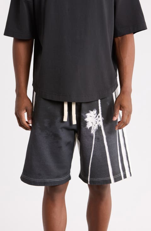 Palm Graphic Sweat Shorts