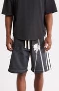 Palm Angels Palm Graphic Sweat Shorts