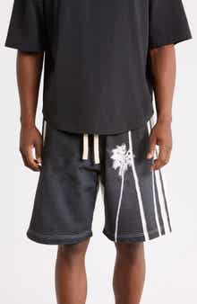 Palm Graphic Sweat Shorts