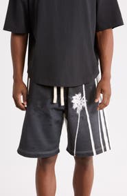 Palm Angels Palm Graphic Sweat Shorts