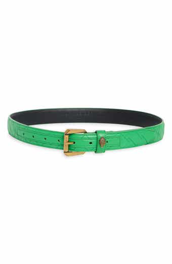 Micro Quilt Leather Belt
