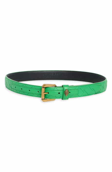 Micro Quilt Leather Belt