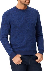 Robert Graham Vomano Paisley Crewneck Sweater