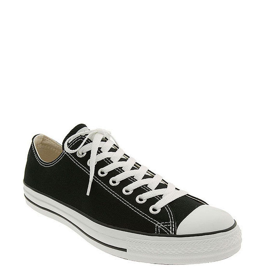 Converse Chuck Taylor<sup>®</sup> All Star<sup>®</sup> Low Top Sneaker, Alternate, color, Black