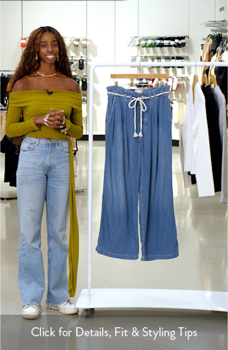 Dakota High Waist Cinched Jeans, sales video thumbnail