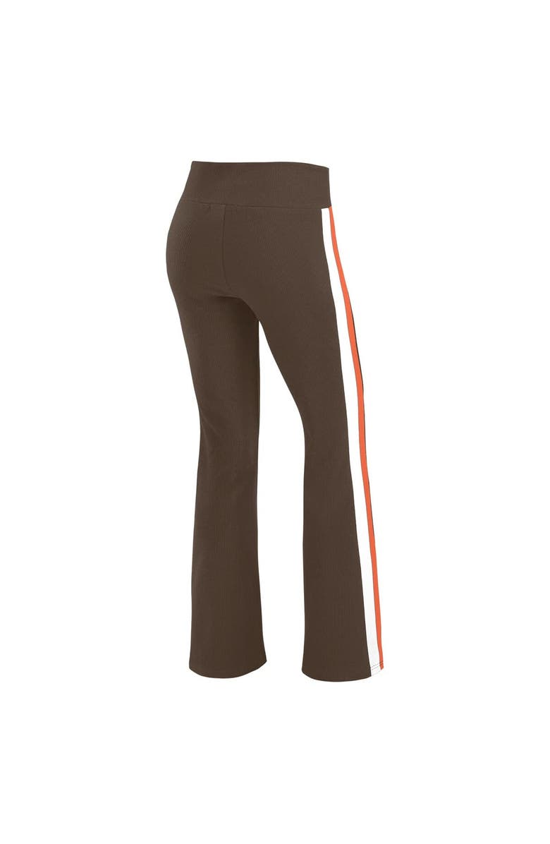 WEAR by Erin Andrews Women's WEAR by Erin Andrews Brown Cleveland Browns Yoga Pants, Alternate, color, 