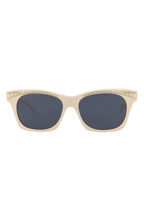 55mm Cat Eye Sunglasses