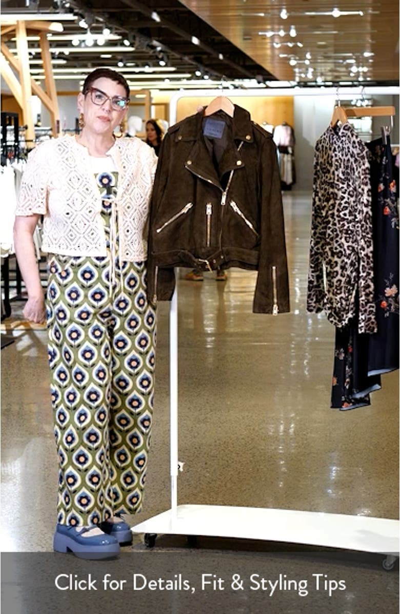 Suede Moto Jacket, sales video thumbnail