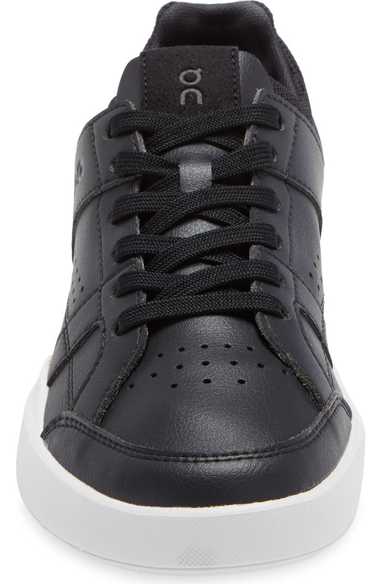 On The ROGER Clubhouse Tennis Sneaker, Alternate, color, Black White