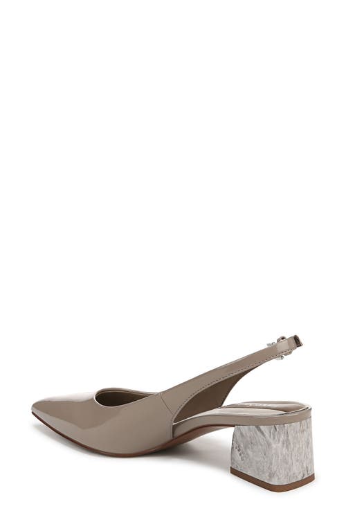 Franco Sarto Racer Slingback Pointed Toe Pump In Grey