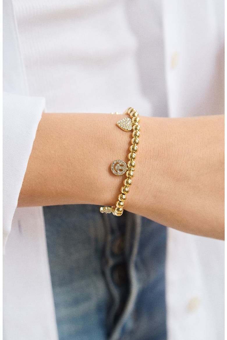 Pisa Charm Bracelet, Alternate, color, GOLD