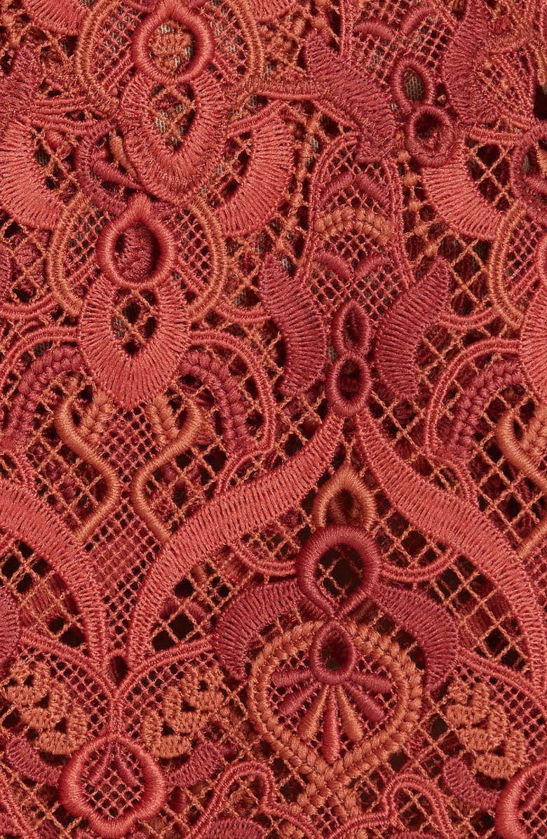 Simkhai Jonathan Simkhai Guipure Lace Layer Hem Dress, Alternate, color, 