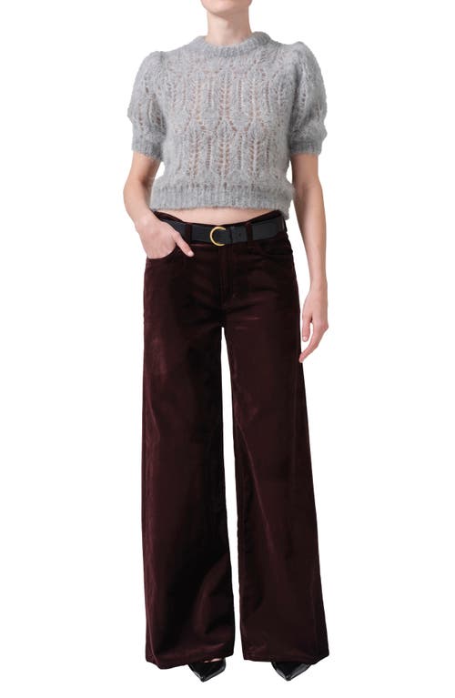 Citizen Of Humanity Citizens Of Humanity Loli Mid Rise Baggy Velvet Jeans