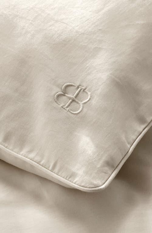 Boll & Branch Signature Piped Edge Duvet Set In White