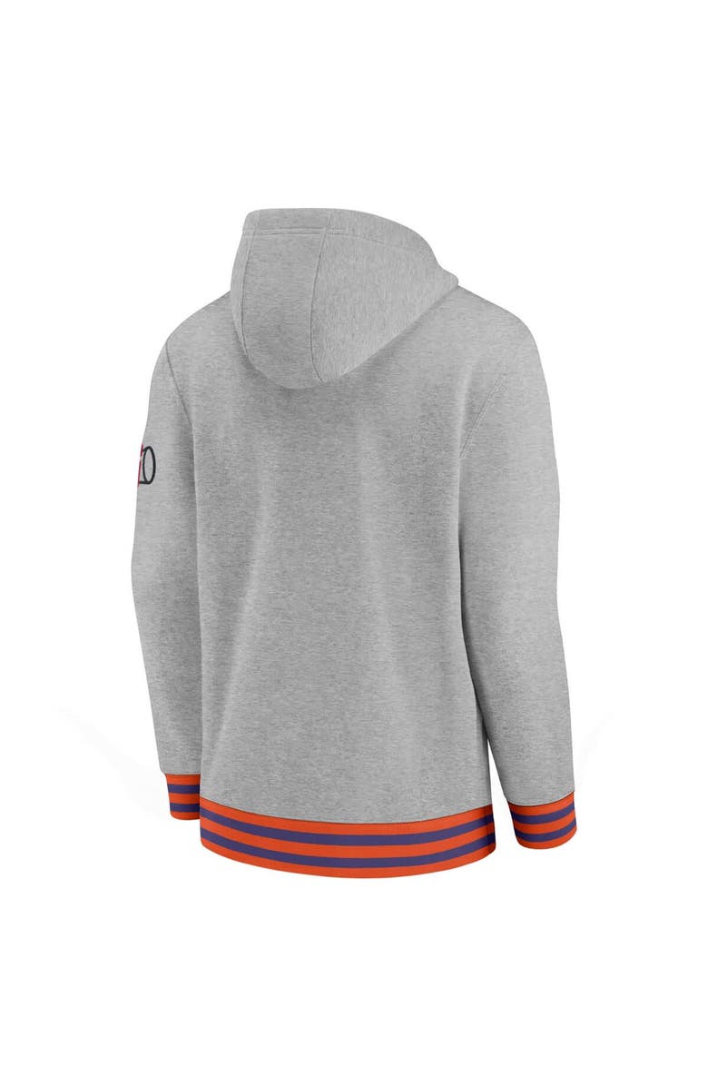 Nike Men
s Nike Heather Gray Clemson Tigers Legacy Retro Pullover Hoodie, Alternate, color, Heather Gray