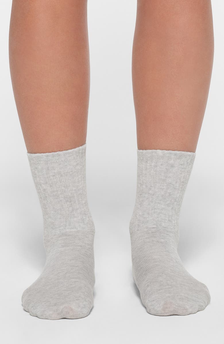 SKIMS 3-Pack Sport Socks, Alternate, color, Core Multi