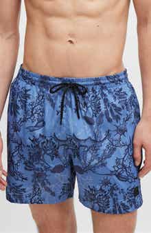 BOSS Reel Abstract Swim Trunks