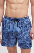 BOSS Reel Abstract Swim Trunks
