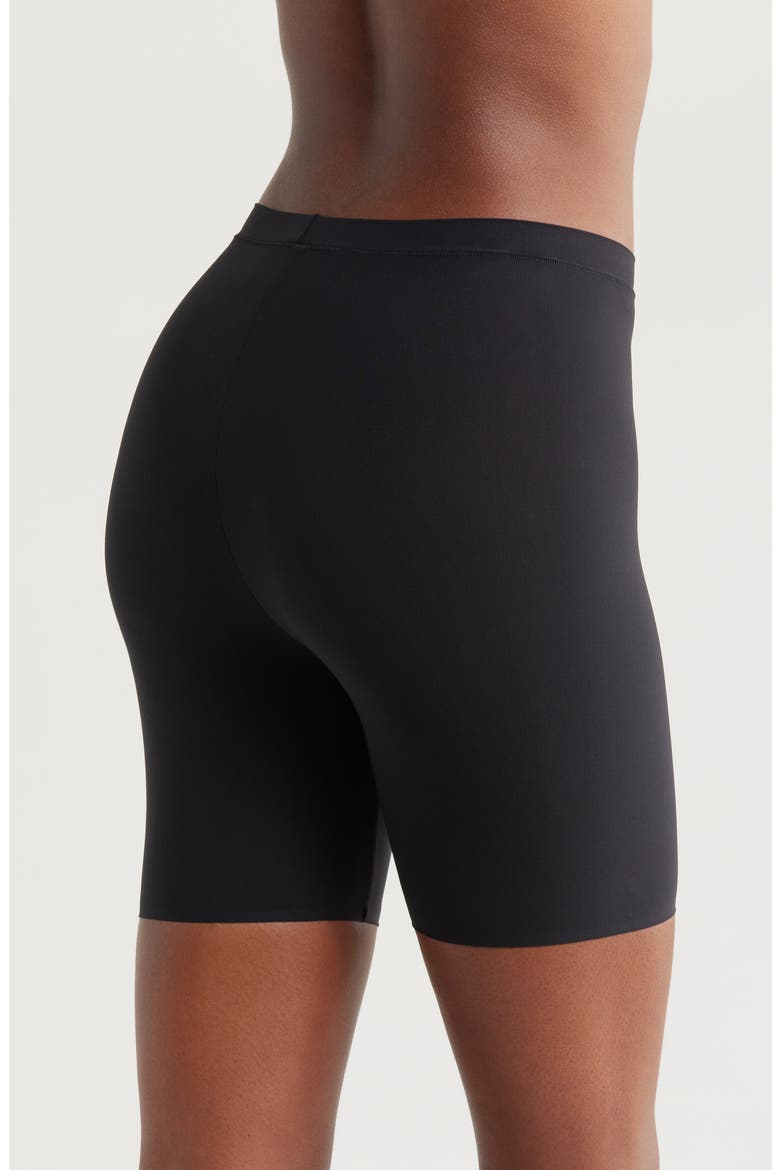 DreamSeam Long Boyshorts, Alternate, color, BLACK