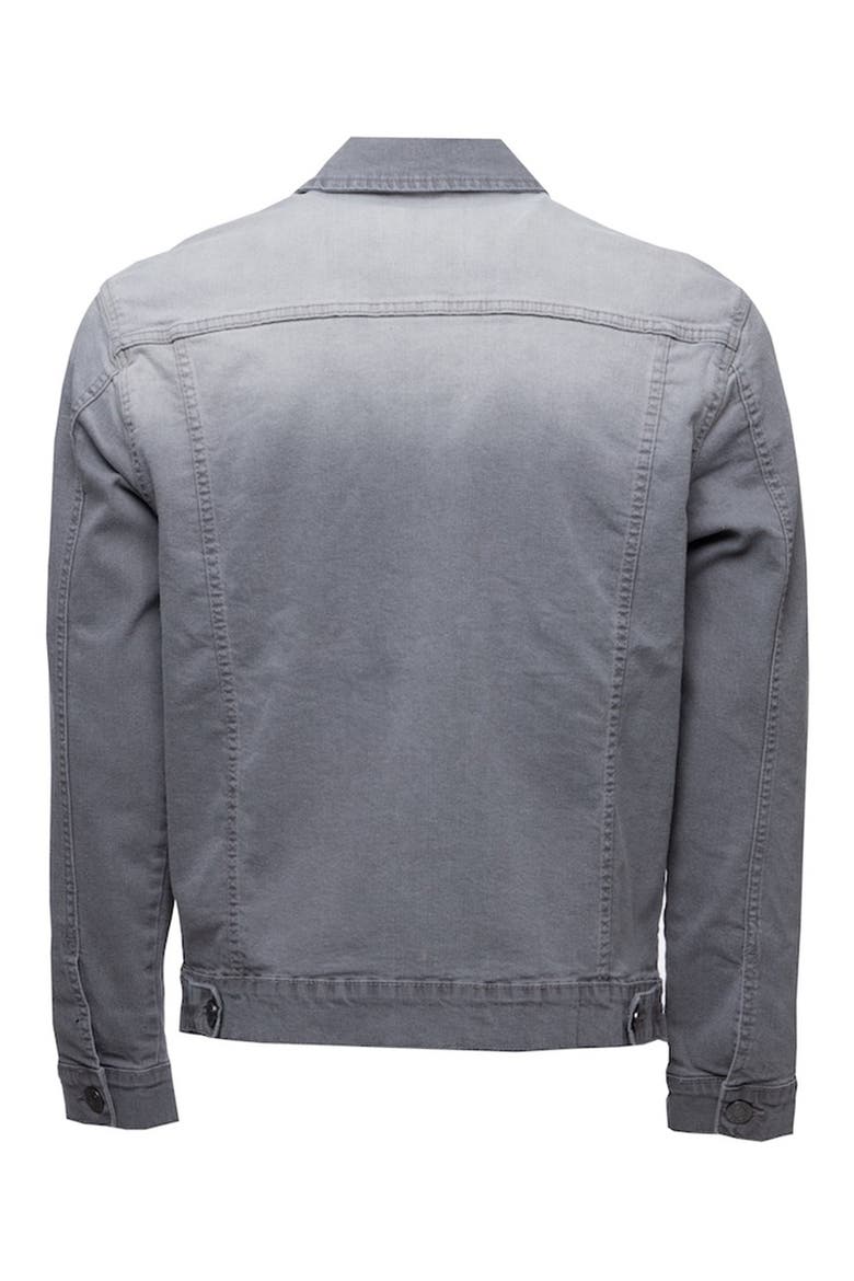 Washed Denim Jacket, Alternate, color, MEDIUM GREY