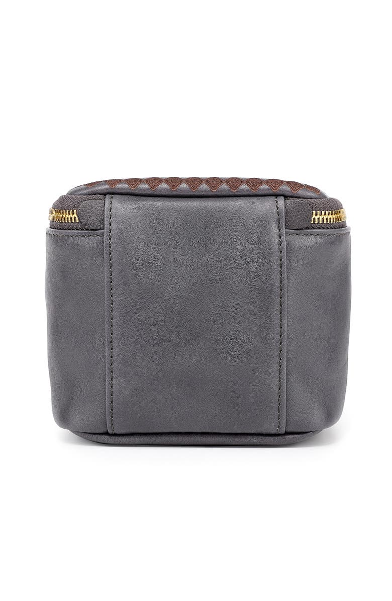 OLD TREND Celosia Genuine Leather Cube Jewelry Case, Alternate, color, Slate