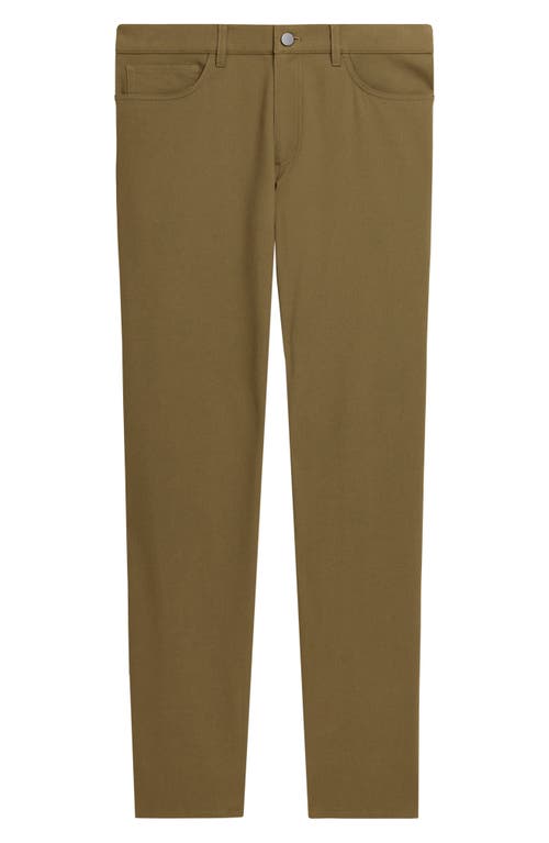Theory Raffi Slim Fit Pants In Neoteric Twill In Brown