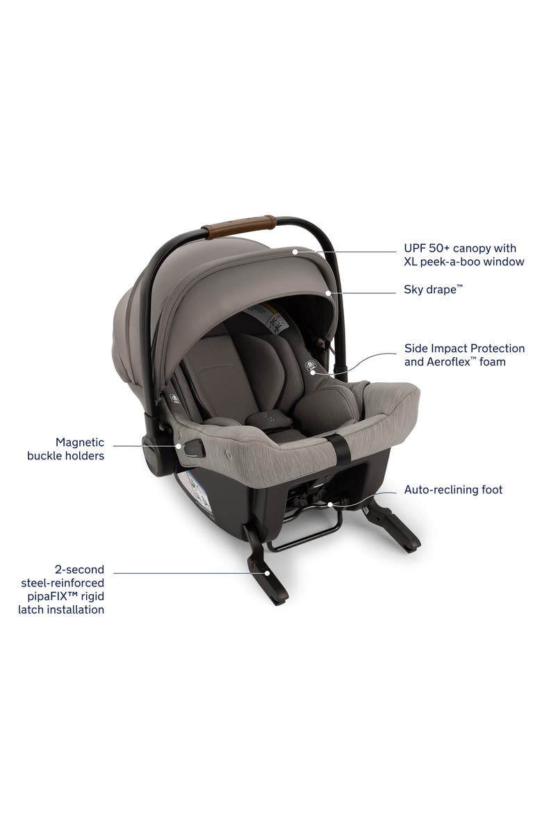 Nuna TRVL<sup>™</sup> LX + PIPA<sup>™</sup> urbn Stroller & Car Seat Travel System, Alternate, color, Granite