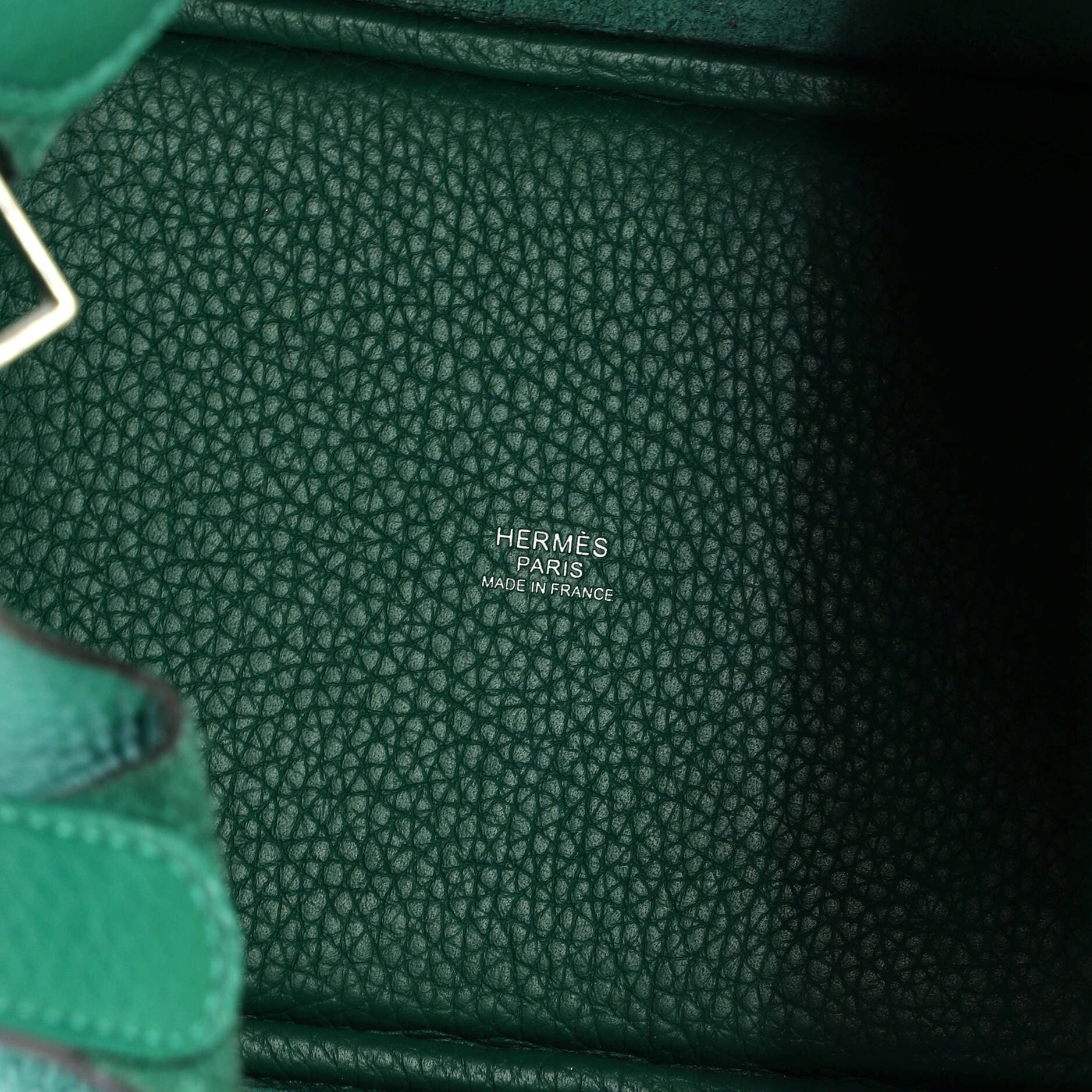 Pre-Owned Hermes Picotin Lock Bag Clemence PM, Alternate, color, Vert Jade