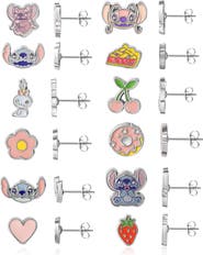 Disney Lilo and Stitch 12 Pairs Earring Set