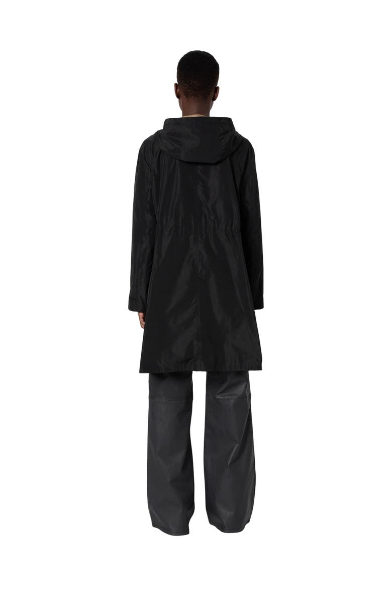 Ximena Hooded Reversible Parka Coat, Alternate, color, Black