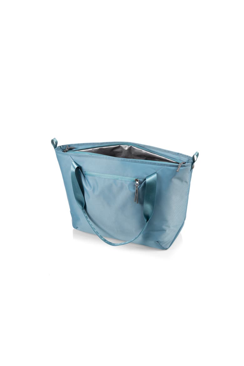 Tarana Recycled Cooler Tote Bag, Alternate, color, Aurora Blue