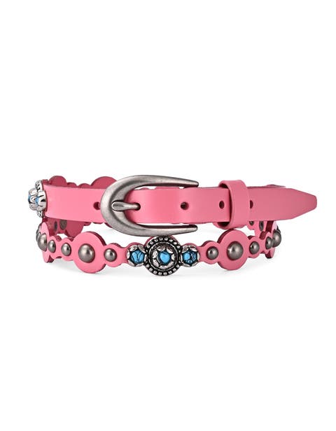 Rosa Genuine Leather Embellished Vintage Inspired Belt
