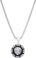 STEELTIME Men's Lion Medallion Pendant Necklace