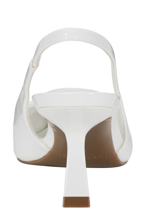 Marc Fisher Slingback Pump In White