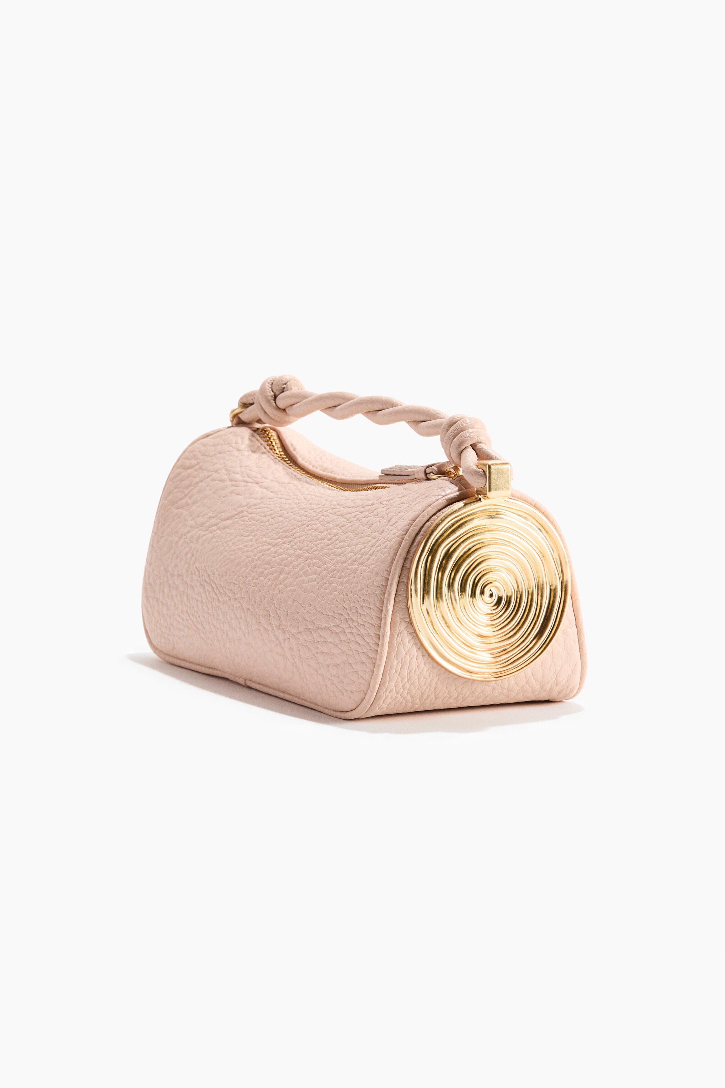 H&M Metal-detail Handbag, Alternate, color, Powder Pink