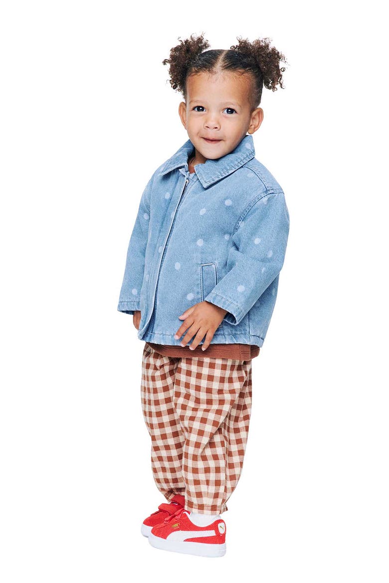 Rae Denim Jacket, Alternate, color, Burleigh Blue Wash Polka Dot