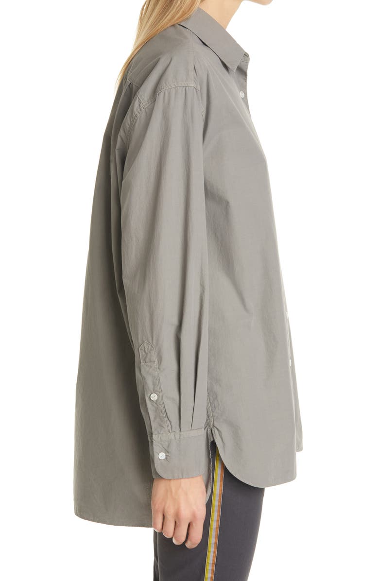 Nili Lotan Women's Yorke High/Low Poplin Shirt, Alternate, color,