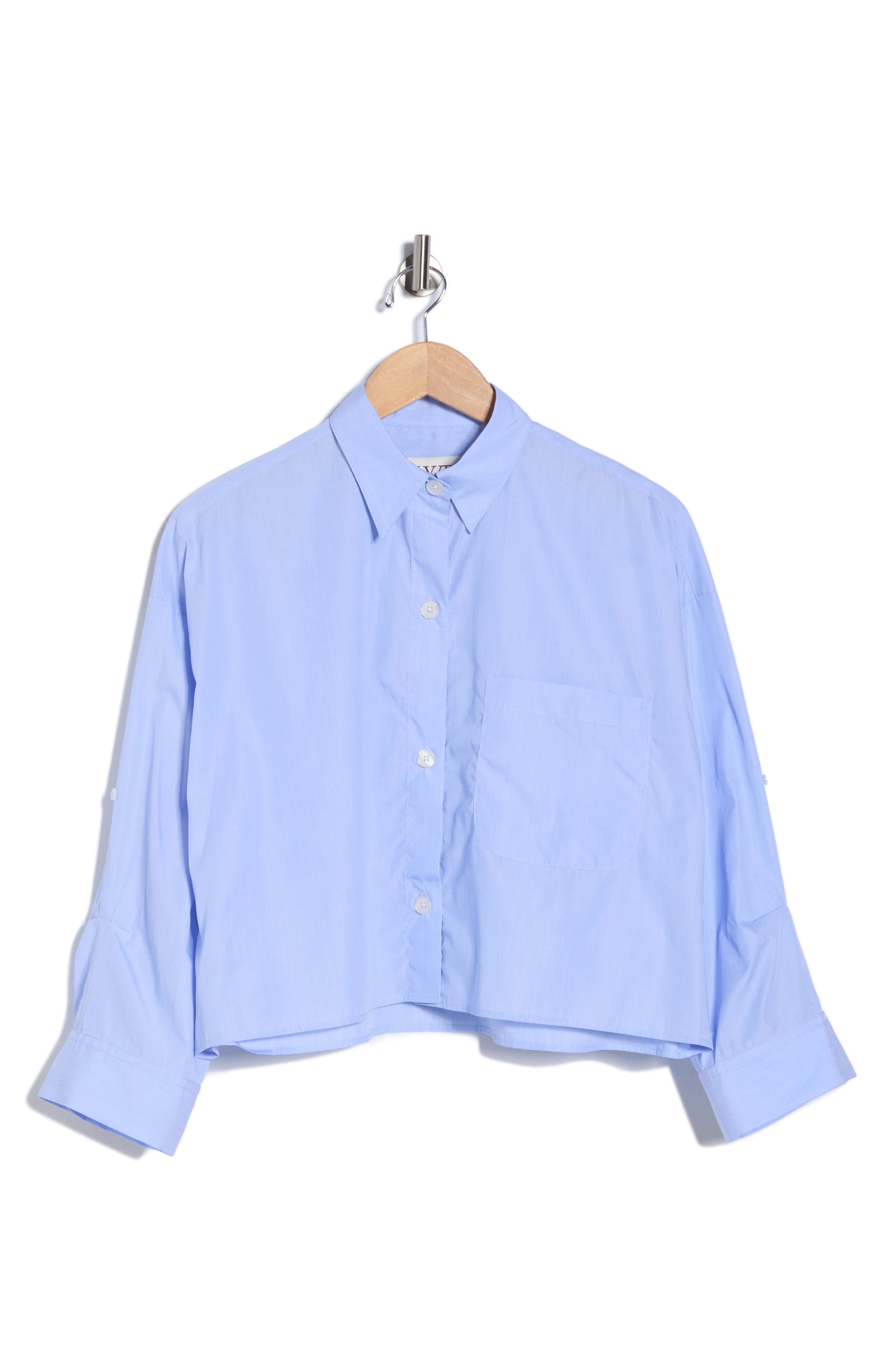 TWP Next Ex Crop Button-Up Shirt