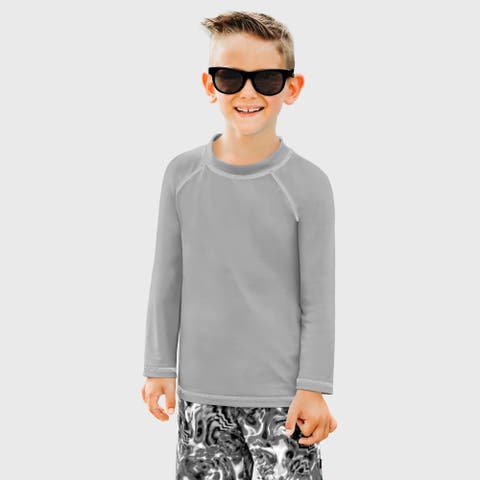 Boys UPF 50+ Long Sleeve Rashguard (Toddler/Kids)