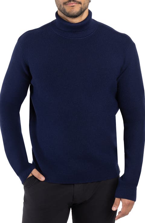 Ribbed Turtleneck Sweater