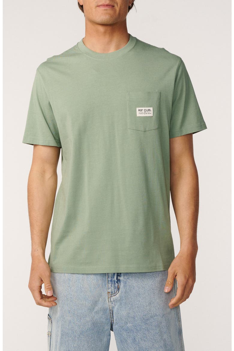 Pacific Rinse Pocket Graphic T-Shirt, Main, color, SAGE