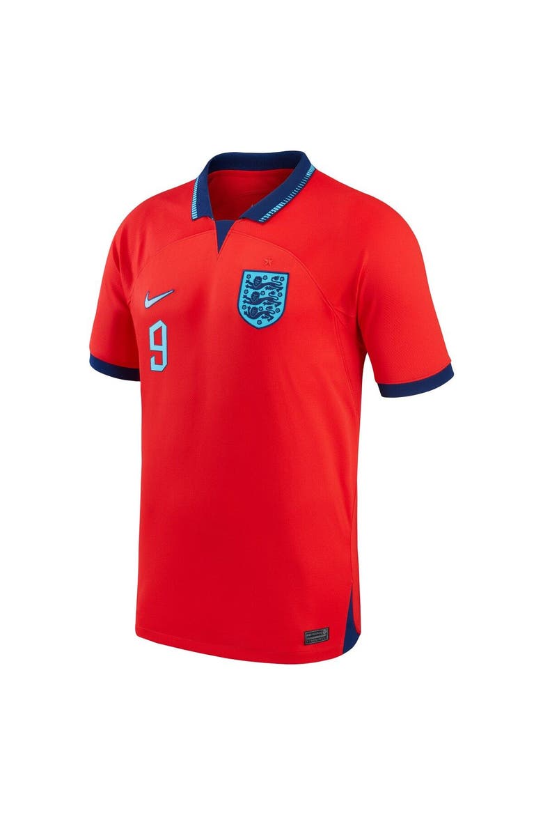 Men's Nike Harry Kane Red England National Team 2022/23 Away Breathe Stadium Replica Player Jersey, Alternate, color, Red