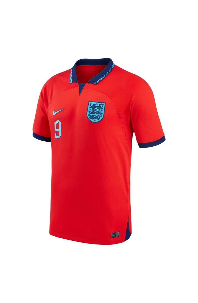 Nike Men's Nike Harry Kane Red England National Team 2022/23 Away Breathe Stadium Replica Player Jersey, Alternate, color, 