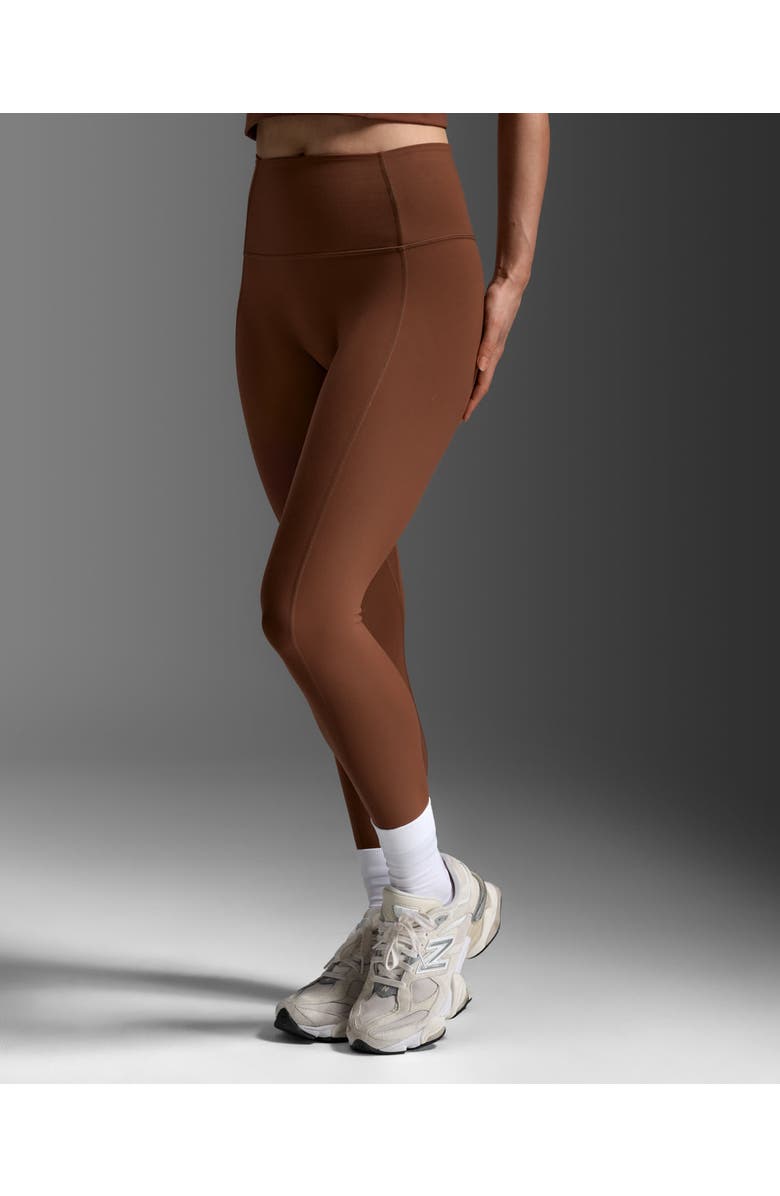 2XU Fluid Hi-Rise Tights, Alternate, color, Sepia/Sepia