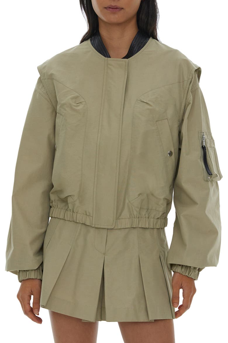 Utility Bomber Jacket, Main, color, UNIFORM KHAKI