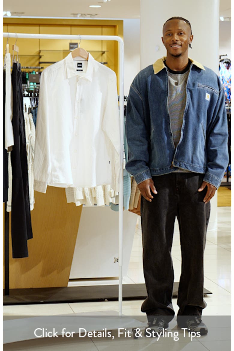 Liam Regular Fit Linen & Cotton Button-Up Shirt video