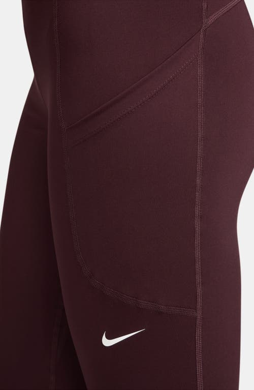 Nike Pro Sculpt High-waisted Pocket 7/8 Leggings In Purple
