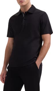Bugatchi Three Button Performance Polo